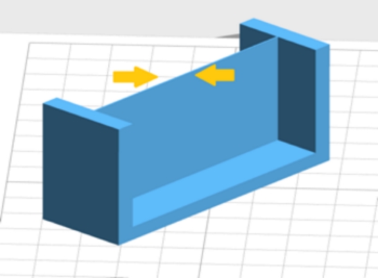 Espessura mínima de parede apoiada